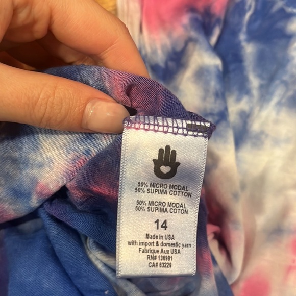 Spiritual Gangster Girls Tie Dye Tank Size L/14 - Picture 5 of 5